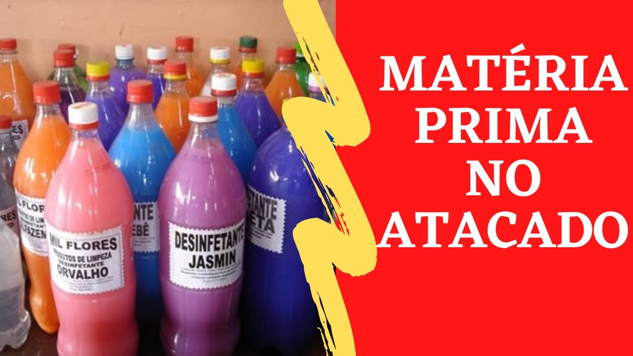 Fornecedores de matéria prima para produtos de limpeza