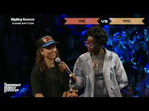 Erine vs Physs JUDGE BATTLE Hiphop Forever | Summer Dance Forever 2024