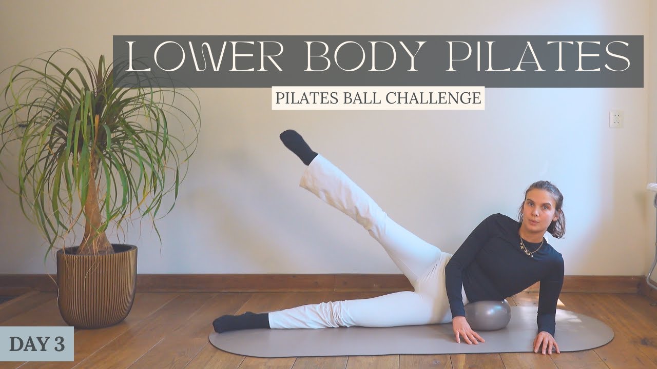 20 MIN Lower Body Pilates Ball Workout | Sculpt Your Glutes