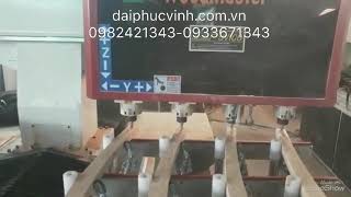 Máy mộng âm CNC 4 đầu - máy tạo mộng âm CNC