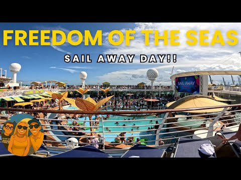 Thumbnail for Boarding Freedom of the Seas | Royal Caribbean Sail Away Party & Day 1 Fun!