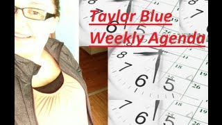 Taylor Blue&#39;s Agenda 1