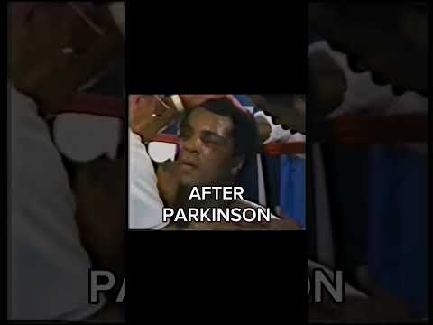 Muhammad Ali After And Before parkinson