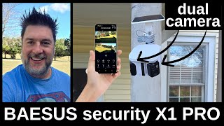 🔒 Baseus Security X1 Pro – Dual 3K Smart Camera with AI Tracking & Solar Power! ☀️📸