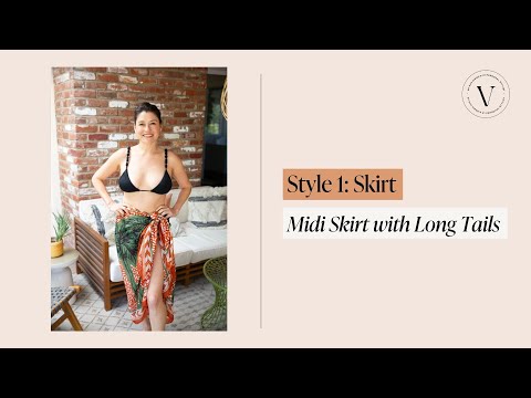 How To Tie A Sarong - 4 Ways to Style a Sarong - How To Wear A Sarong