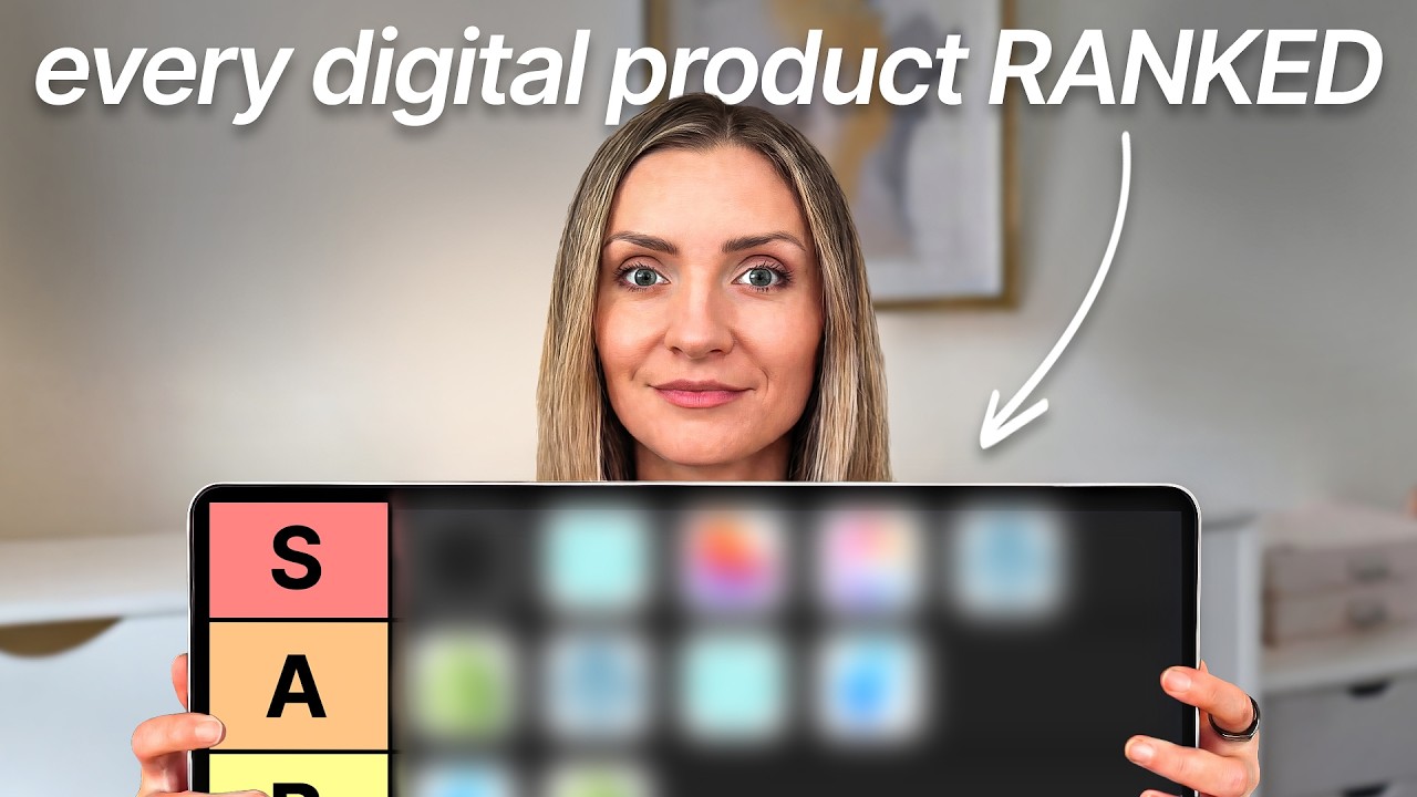 I Ranked Every Digital Product You Can Sell (TIER LIST)