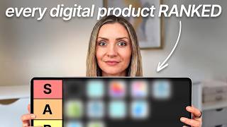 I Ranked Every Digital Product You Can Sell (TIER LIST)