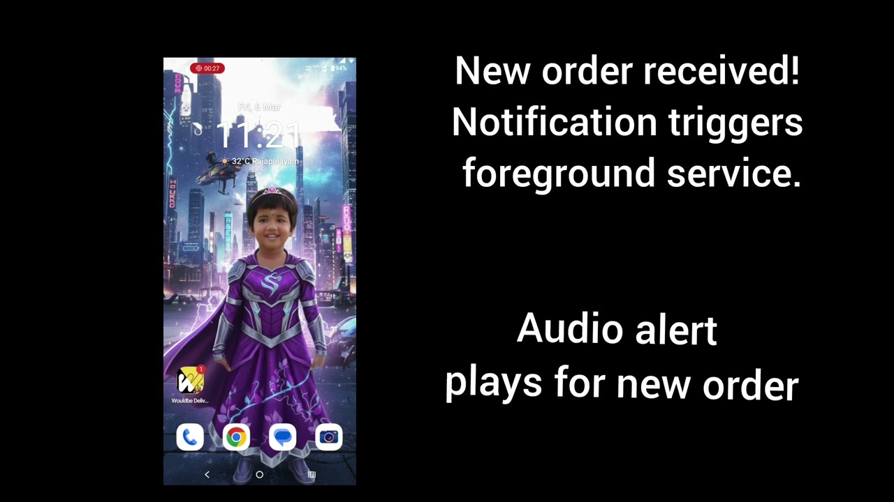 Foreground service google play console