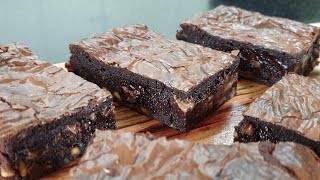 [EngSub] 기본 재료로 최고급 명품 초코 브라우니 만들기/인생 브라우니/How to make best fudgy brownie /Recipe/ASMR/홈베이킹