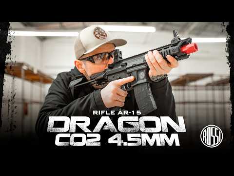 Rossi Dragon AR-15 Rifle Airgun CO2 Automático Blowback 4.5mm