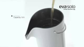 Eva Solo Thermoskan incl Pomp Zwart 1.8 liter