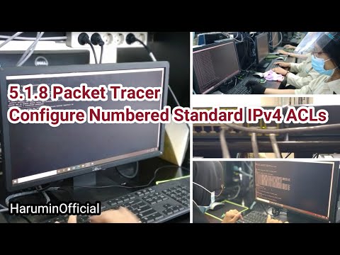 5.1.8 Packet Tracer - Configure Numbered Standard IPv4 ACLs