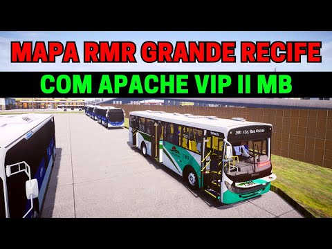 🔴Gameplay Proton Bus Simulator | Mapa RMR Grande Recife | Linha 2441 PBSU - PBSC