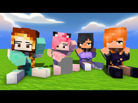 COUPLE DANCE NYAN NYANPASUU APHMAU CREW KC, KIM & LUCINDA - MINECRAFT ANIMATION #shorts