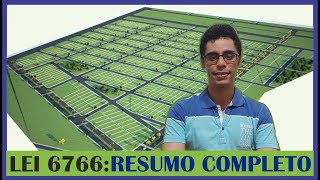LEI 6766 PARCELAMENTO DO SOLO URBANO   RESUMO COMPLETO PARA CONCURSOS PÚBLICOS   PARTE 1