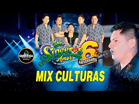 LOS SINCEROS DEL AMOR y las Solteritas por Siempre EN VIVO  MIX CULTURAS PARTE 1