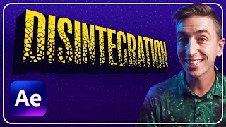 Crumbling Particle Effect Tutorial! 100% After Effects!