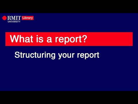 What is a report?