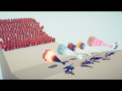 100x SHIELD BEARERS vs EVERY GOD - Totally Accurate Battle Simulator 1