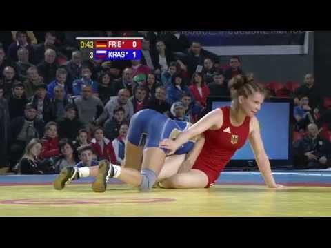 51Kg Final 3-5 match 02 - Female Wrestling -  European Championships 2013