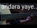 Andara Yaye Sakman Karana Guitar Lead Part