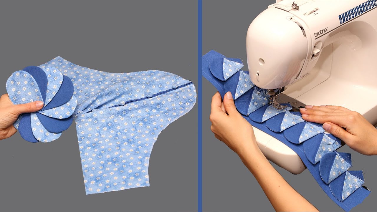 Clever sewing tips and tricks - which sleeve to sew, try this one! Stylish and luxurious!