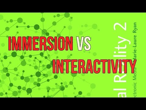 Immersion VS Interactivity: Narrative as Virtual Reality by Marie-Laure Ryan