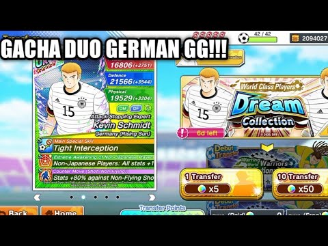 GACHA DREAM COLLECTION SI DUO GERMAN!!! Captain Tsubasa Dream Team