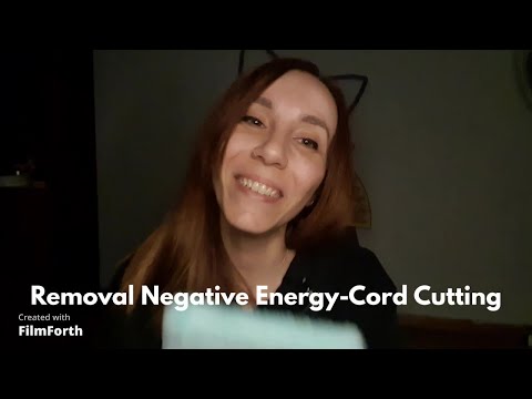 ASMR Removal Negative Energy | Cord Cutting | Pulling | Plucking | Cleansing Aura |  Scissors