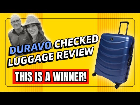 NEUER Testbericht: Duravo Hartschalenkoffer für aufgegebenes Gepäck – Leichter Reise- und Kreuzfa...