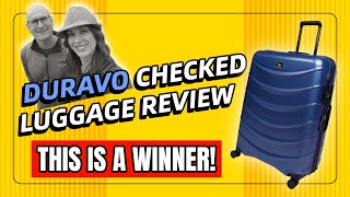 NEW Duravo Hard-Shell Checked Luggage Review: Lightweight Cruise & Travel Suitcase