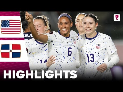 United States vs Dominican Republic | Highlights | Concacaf W Gold Cup Women's 20-02-2024