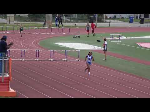 Girls 300 Meter Hurdles Heat 2 Finals 2019 Fort Lauderdale City Championships