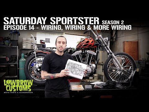 Saturday Sportster - Season 2 - Episode 14 Wiring Wiring and More Wiring -  How To Wire Up A Chopper