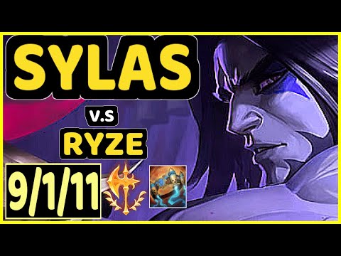 TINOWNS (SYLAS) vs RYZE - 9/1/11 KDA MID CHALLENGER GAMEPLAY - BR