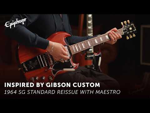 Epiphone "Inspired by Gibson Custom" '64 SG Standard - Cherry Red image 19