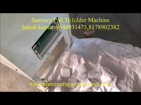 Tri Fold Sanitary Pad Machine