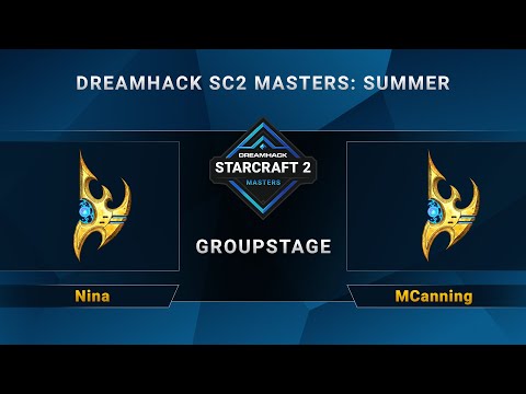 SC2 - Nina vs. MCanning - DreamHack SC2 Masters Summer - Group A - NA