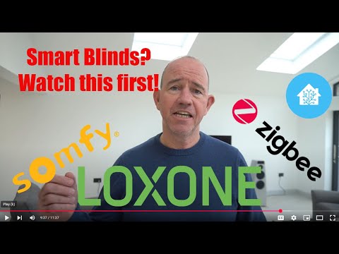 Choosing smart blinds for Smart Home Control with Loxone & Home Assistant - Somfy Soness Zigbee