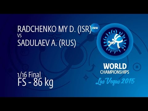 1/16 FS - 86 kg: A. SADULAEV (RUS) df. D. RADCHENKO MY (ISR) by FALL, 4-0