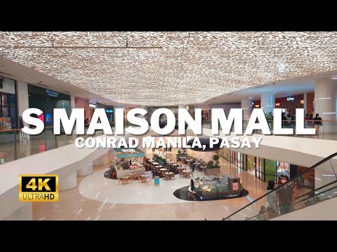 Pasay's Most Luxurious SM Supermall | S Maison at Conrad Manila | 4K Walking Tour