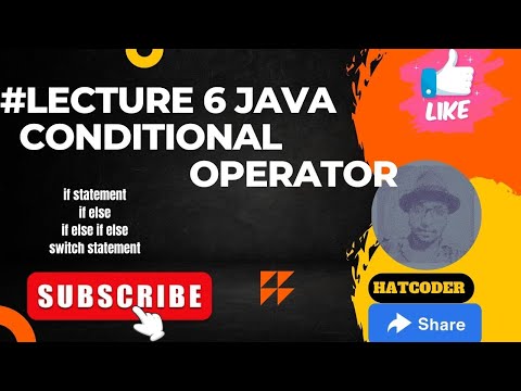 Lecture6 Conditional Operator Java Java Conditionaloperator If Coding Education Programming