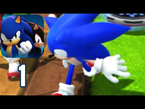 Sonic and Blaze - Sonic Forces Running Battle - Part 1 - Gameplay Walkthrough (Android,iOS)