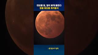 정월 대보름 개기월식 #shorts