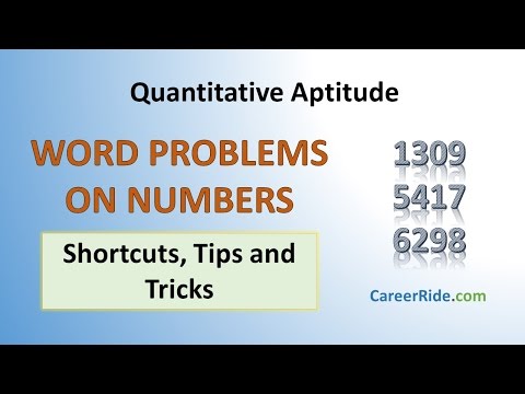 Problems on Numbers – Shortcuts & Tricks