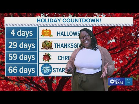 Wednesday evening forecast October 27, 2021