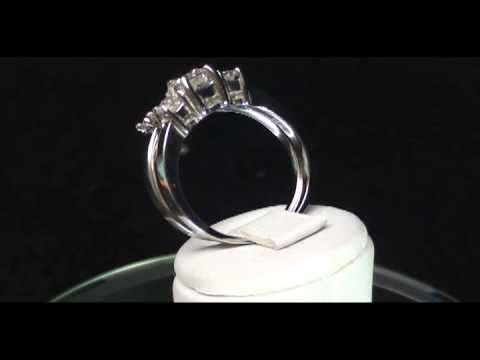 2.00CT Princess Cut Diamond Engagement Wedding Ring Set