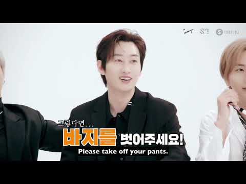[ENG SUB] Super Junior - would you rather reveal your ID or take off your pants? #CrazyJunior