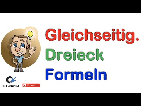 Gleichseitiges Dreieck Formelsammlung