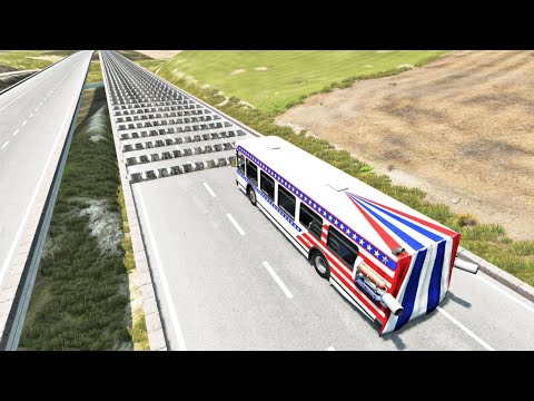 Cars vs 100 Speed Bumps Sa Beamng Nation – BeamNG.Drive